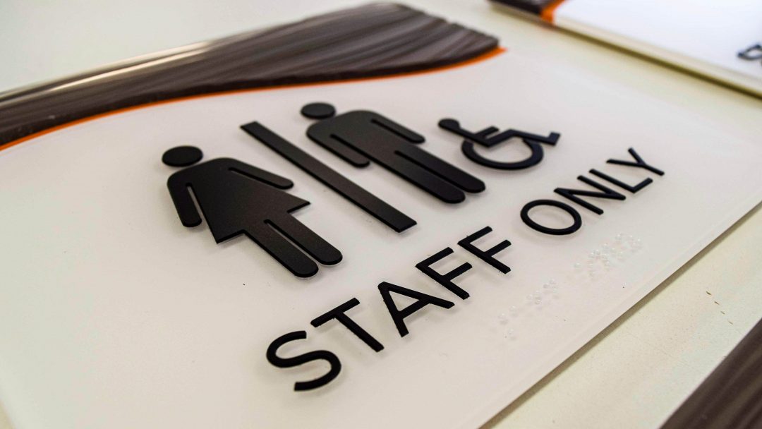 ADA compliant signage