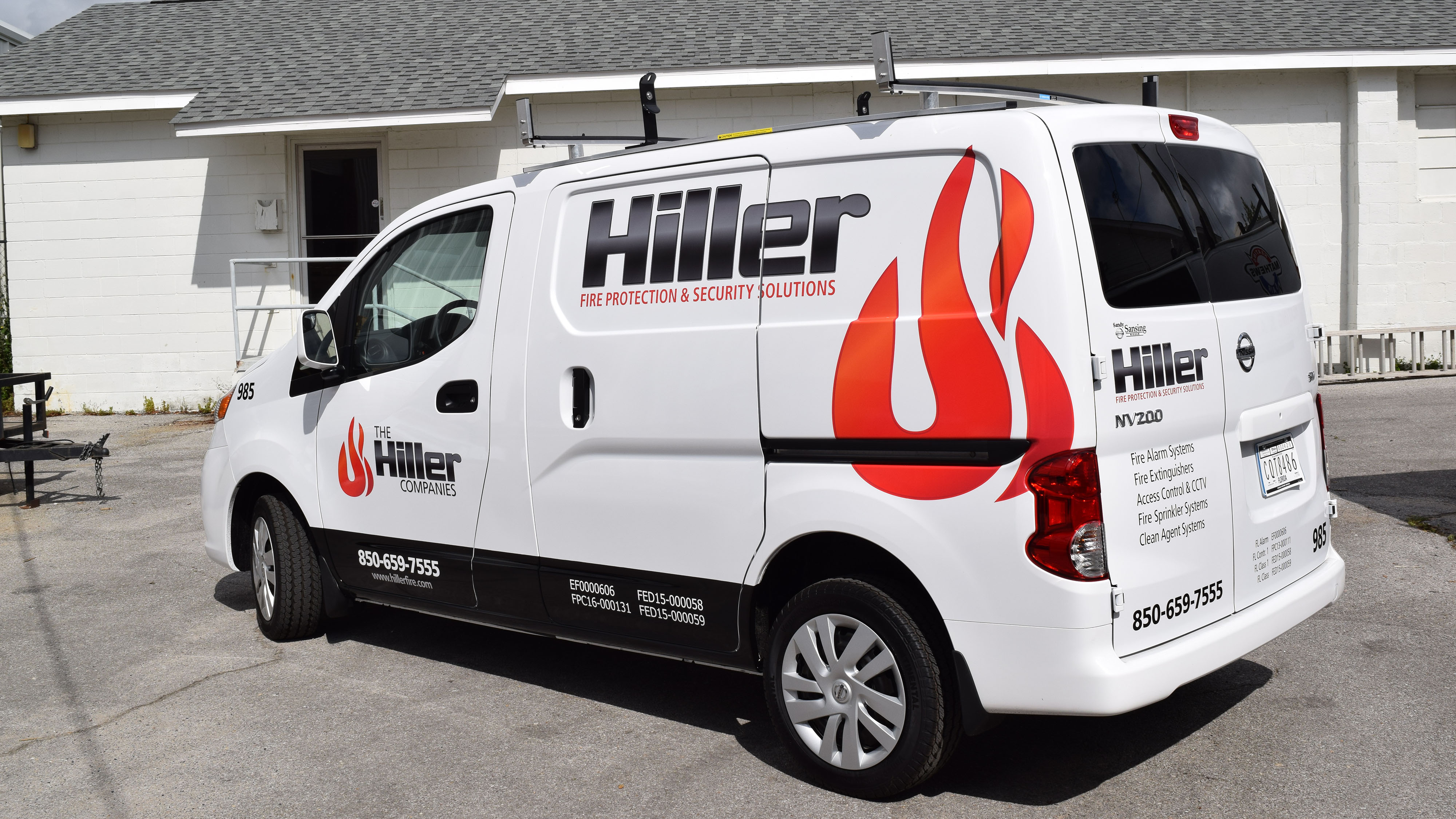 Hiller van graphics - signgeek fleet wraps and graphics 